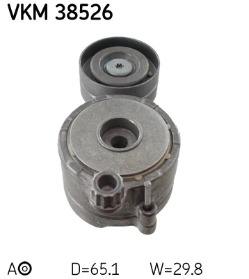 Belt Tensioner, V-ribbed belt - VKM 38526 SKF